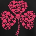 thumbnail image 3 of CafePress - Pink Shamrock Skulls Women's Dark Pajamas - Women's Short Sleeve Print T-Shirt and Pants Dark Cotton Pajama Set, 3 of 7