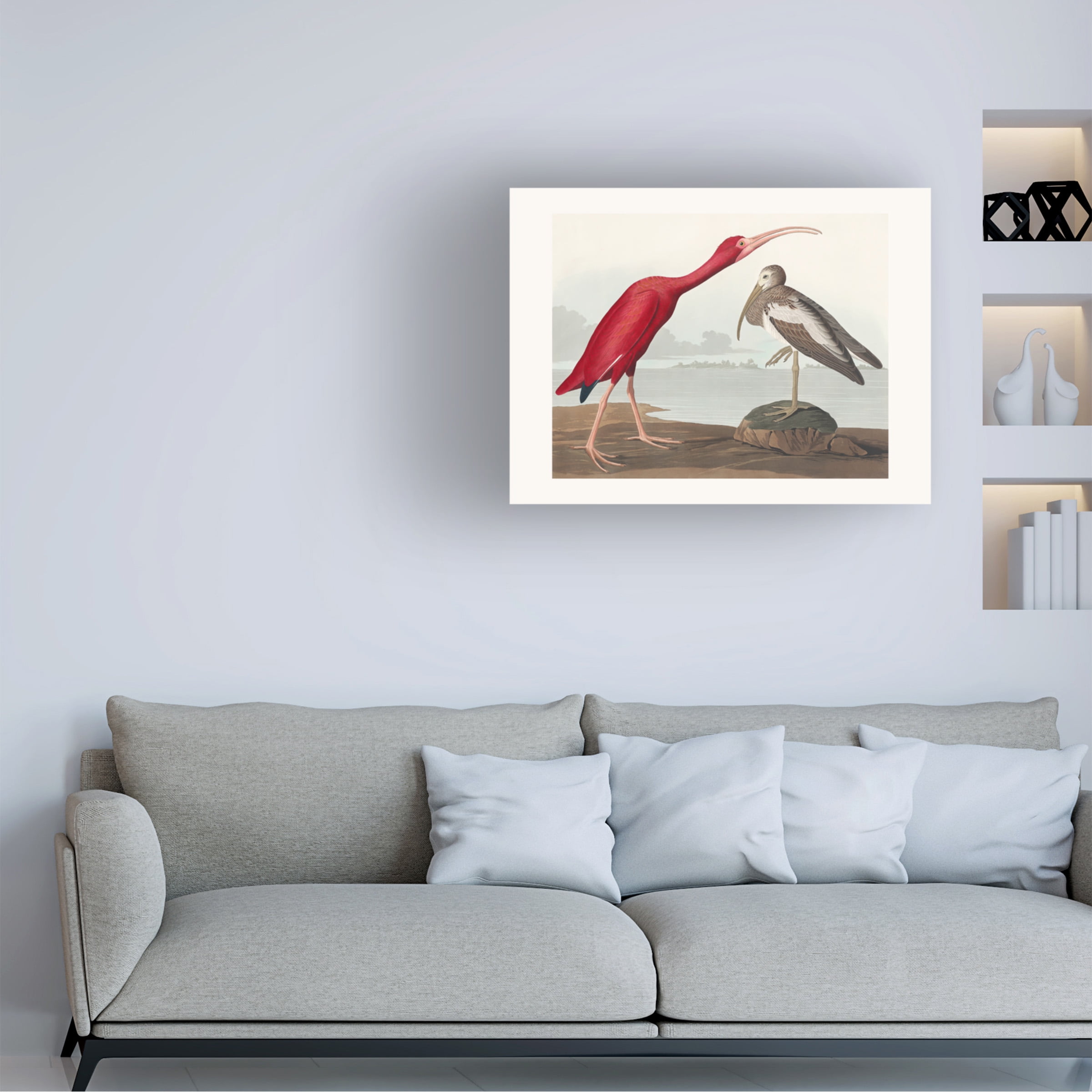 Pictufy 'Scarlet Ibis From Birds of America 1827' Canvas Art