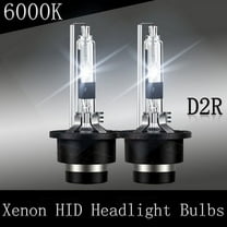 2Pcs D2R 35W 6000K HID Xenon Replacement Low/High Beam Headlight Lamp Bulbs White