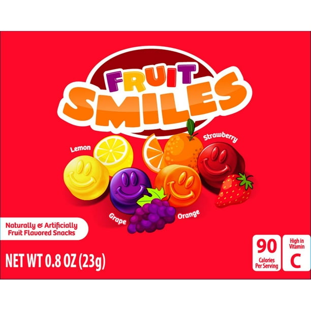 Fruit Smiles Snack 10 - Fruit snacks for supermarket retail