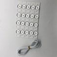 thumbnail image 4 of Cateissary Lámpara de luz LED práctica con perlas de diodo emisor de luz - Múltiples usos con perlas de luz óptica Luz LED duradera Electrónica miscelánea 3V 50PCS+línea, 4 of 6