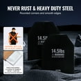 thumbnail image 4 of VEVOR Weight Vest Plates for Strength Training Running Workout 2x14.5 LB Plates, 4 of 9