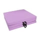 thumbnail image 2 of Tri plegable Mat de ejercicio gimnasia Mat de equilibrio entrenamiento impermeable con manijas de transporte entrenamiento fácil de almacenar plegable Púrpura ligera, 2 of 8