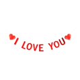 thumbnail image 2 of BLESIYA Red Felt Banner Valentines Day Decoration 3 Meters Rope for Engagement Party Style A, 2 of 8