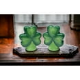 thumbnail image 2 of Ceramic Shamrock Salt and Pepper Shakers St. Patricks Day Gift, 2 of 3