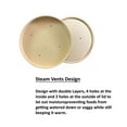 thumbnail image 3 of 24oz Round Kraft Paper Food Container with Vented Lids Soup Cup with Lids 500 Pack, 3 of 4
