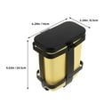 thumbnail image 2 of OULII 1Set Rectangular Motorcycle Tool Box with Lockable Mechanism for Multifunctional Use, 2 of 8