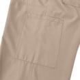 thumbnail image 4 of Karymi Womens Summer Tops Scrub Set, V-Neck Short Sleeve Multi-Pocket Top + Elastic Drawstring Waist Pants, Comfortable Stretch Breathable Medical Uniform Womens Workout Tops, 4 of 9