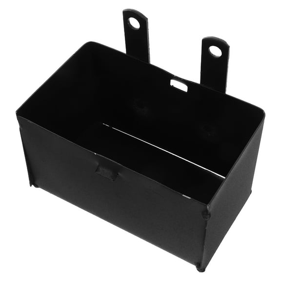 Hemoton Battery Carrier Case Metal Motorcycle Batteries Carrier Case Storage Holder Box Motorcycle Batteries Store Box For Dirt Bike Atv