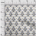 thumbnail image 1 of oneOone Organic Cotton Poplin Twill Fabric Diamond & Swirl Ikat Â&nbsp;Printed Craft Fabric BTY 42 Inch Wide, 1 of 1