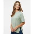 thumbnail image 2 of MV Sport Women�'s French Terry Short Sleeve Crewneck Pullover, 2 of 5