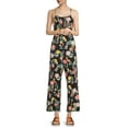 thumbnail image 2 of No Boundaries Juniors' Tie Front Jumpsuit, 2 of 5