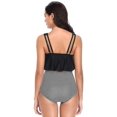 thumbnail image 4 of Swimsuit For Women Two Pieces Tummy Control Bathing Suits With High Waisted Bottom Set, 4 of 4