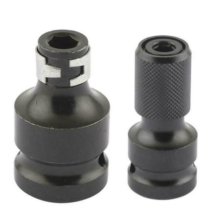 

GLFILL 1/2 To 1/4 Hex Shaft Quick Change Bit Socket Wrench Adapter Converter