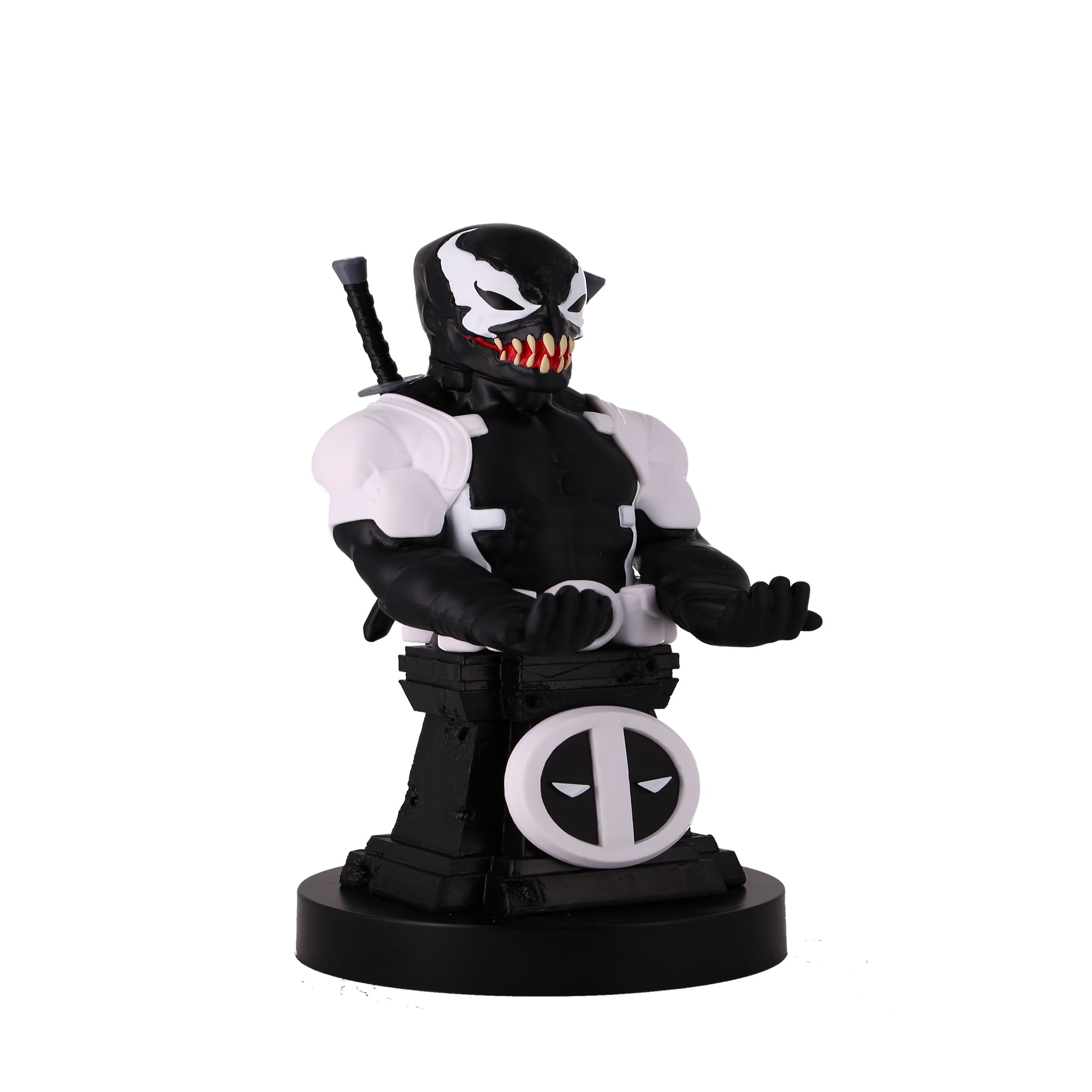 Exquisite Gaming: Deadpool Back in Black: Deadpool Venom - Original Mobile  Phone & Gaming Controller Holder, Device Stand, Cable Guys, Licensed Figure