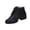Black, variant on Fesfesfes Womens Shoes Womens Lace Trimmed Round Toe Soft Sole Thick Heeled Shoes 4.5(35)