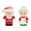Replacement Parts for Little People 2019 ~ Fisher-Price Little People Advent Calendar - DGF96 ~ Replacement Figures Bag - Contents: Mini Santa and Mrs. Santa Claus Toy Figures