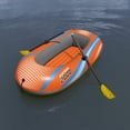 thumbnail image 2 of H2OGO! Kondor 2000 Inflatable Raft Set - 6'1" x 38" - Orange & Blue, Fits 1 Adult & 1 Child, Oars & Hand Pump, Water Sports Boat, 210lb Cap, Ages 6+, 2 of 10