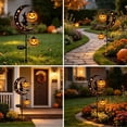 thumbnail image 4 of Halloween Solar Garden Stake Light, Metal Hanging Pumpkin Lantern Waterproof for Yard Lawn Proch, 4 of 8
