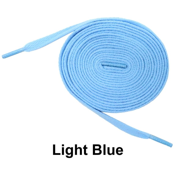 Light Blue Flat Athletic Sneaker 27 36 45 54 63 Inch Shoelaces