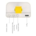 thumbnail image 4 of Portable Mini Transparent LED Light Speaker with  5.0 for Office Bathroom Party Travel, 4 of 7