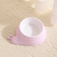 thumbnail image 2 of Slanted Pet Feeding Bowl for Cats and Small Dogs Plastic Neck Protection Food Dish Tilted Design for Easy Eating Non-Slip Base Prevent Messy Spills, 2 of 3