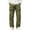 Army Green Pants, variant on Men Cargo Pants Elastic Waist Multi Flap Pockets Wide Leg Lightweight Shell Trousers for Street Style Short Trip Army Green XL