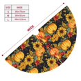 thumbnail image 3 of Yiaed Pumpkins And Sunflowers3 Print Christmas Tree Skirt , Tree SkirtsTree Mat for Christmas Winter Holiday Indoor Decorations-36", 3 of 7