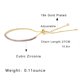 thumbnail image 4 of Sparkling 18K Gold Plated Tennis Bracelet with Cubic Zircon Inlay - Perfect Hand Jewelry for Women and Girls, 4 of 4