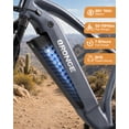 thumbnail image 3 of Qronge Electric Bike for Adults 750W Peak 20 MPH Thunder Ebike 26" Fat Tire E-Bike with 48V 15AH Battery up to 70Miles Range, Front Fork Suspension off Road E-Mountain Bike 7-Speed, UL2849 by SGS, 3 of 8