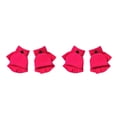 thumbnail image 3 of Guantes sin dedos Minnieouse 1 par cómodos accesorios de ropa Color sólido medio dedo niñas niños guantes para invierno Rosa roja 2Conjunto, 3 of 6
