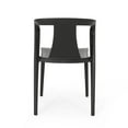 thumbnail image 6 of GDF Studio Janely Outdoor Stacking Dining Chair, Set of 2, Black, 6 of 8