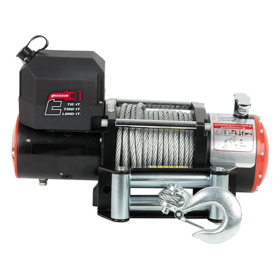 Erickson 12V Dc 79' Electric Winch 7500 Lb.