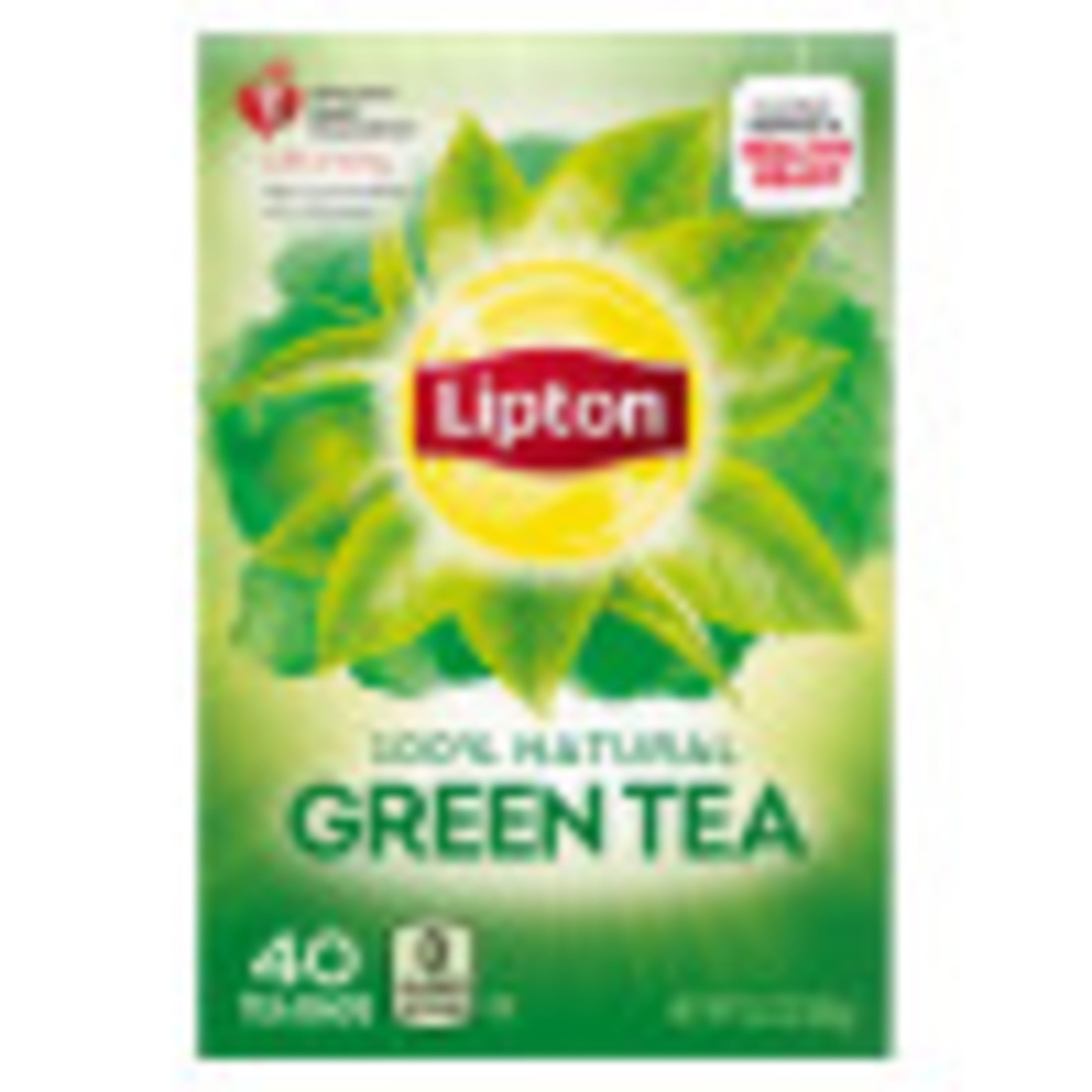 (6 pack) Lipton Tea Bags, Green Tea, 40 Green Tea Bags per Box (1 Pack)