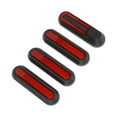 thumbnail image 1 of Cubierta del cubo de la rueda del scooter eléctrico, 4 pegatinas reflectantes para scooter, pegatina reflectante para scooter, reflector para rueda trasera de scooter, diseño de primera clase, 1 of 14