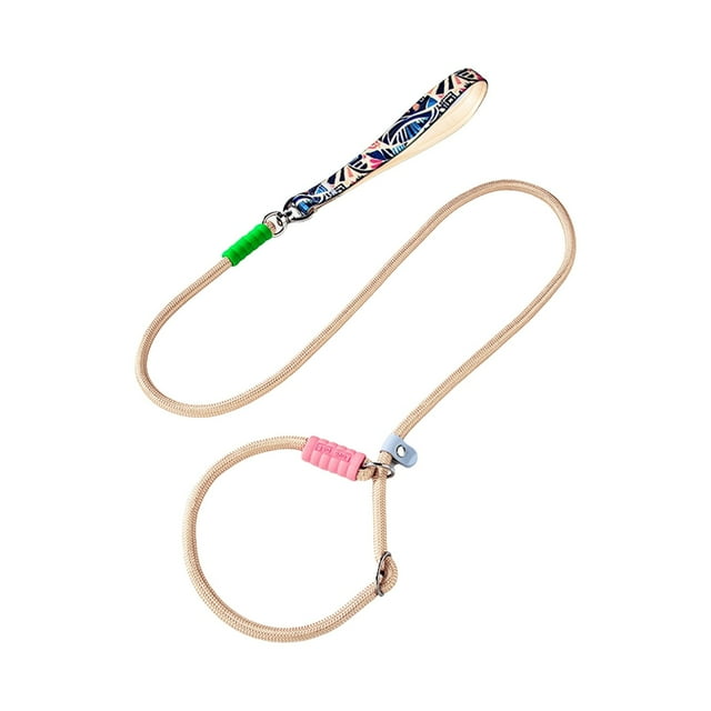 GUANGHONG Durable Laisse pour Petits et Moyens Chiens, Nylon Réfléchissant, Entraînement à la Marche en Extérieur, Contrôle Léger Réglable