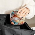 thumbnail image 6 of Kangaroo Sanitary Napkin Storage Bag with Plush Fabric, Sponge, Oxford Cloth - 4.7x6.6x6.6 in - for Organizing Your Feminine Products - Mini Zipper Pouch Included, 6 of 6