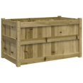 thumbnail image 3 of vidaXL Garden Planters 2 pcs Impregnated Wood Pine, 3 of 5