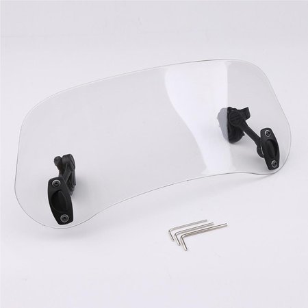 Motorcycle Windshield Adjustable Windscreen Extension Airflow Wind ...