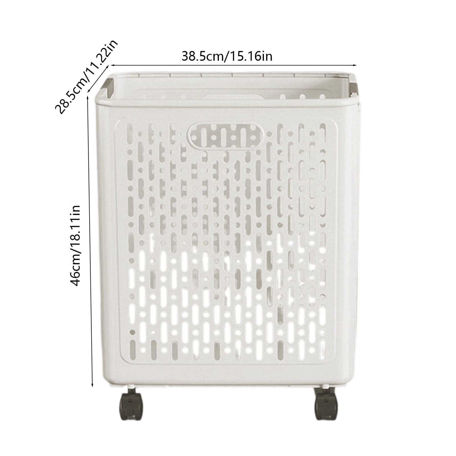 kladzum Foldable Laundry Baskets Large Capacity Laundry Hamper with Wheels Handles Removable Wash Hampers Multi Functional Portable Dirty Clothes Basket for Laundry Room, Bath, Bedroom, Dorm