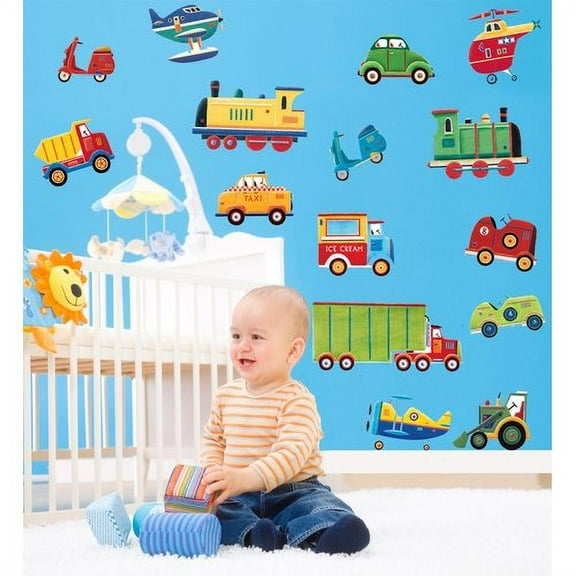 Wallhogs Transportation Cutout Wall Decal