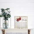 thumbnail image 3 of LifeSong Milestones "Grandpa I Thought Of You" Cardinal with Poinsettia Tabletop Xmas Decor for Living Room, 3 of 7