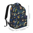 thumbnail image 2 of Balery Undersea Animals Mochila Escolar Impresa, Mochila Ligera para Viajes Casual, Mochila Duradera y Cómoda Multifuncional, Mochila para Laptop-One Size, 2 of 5