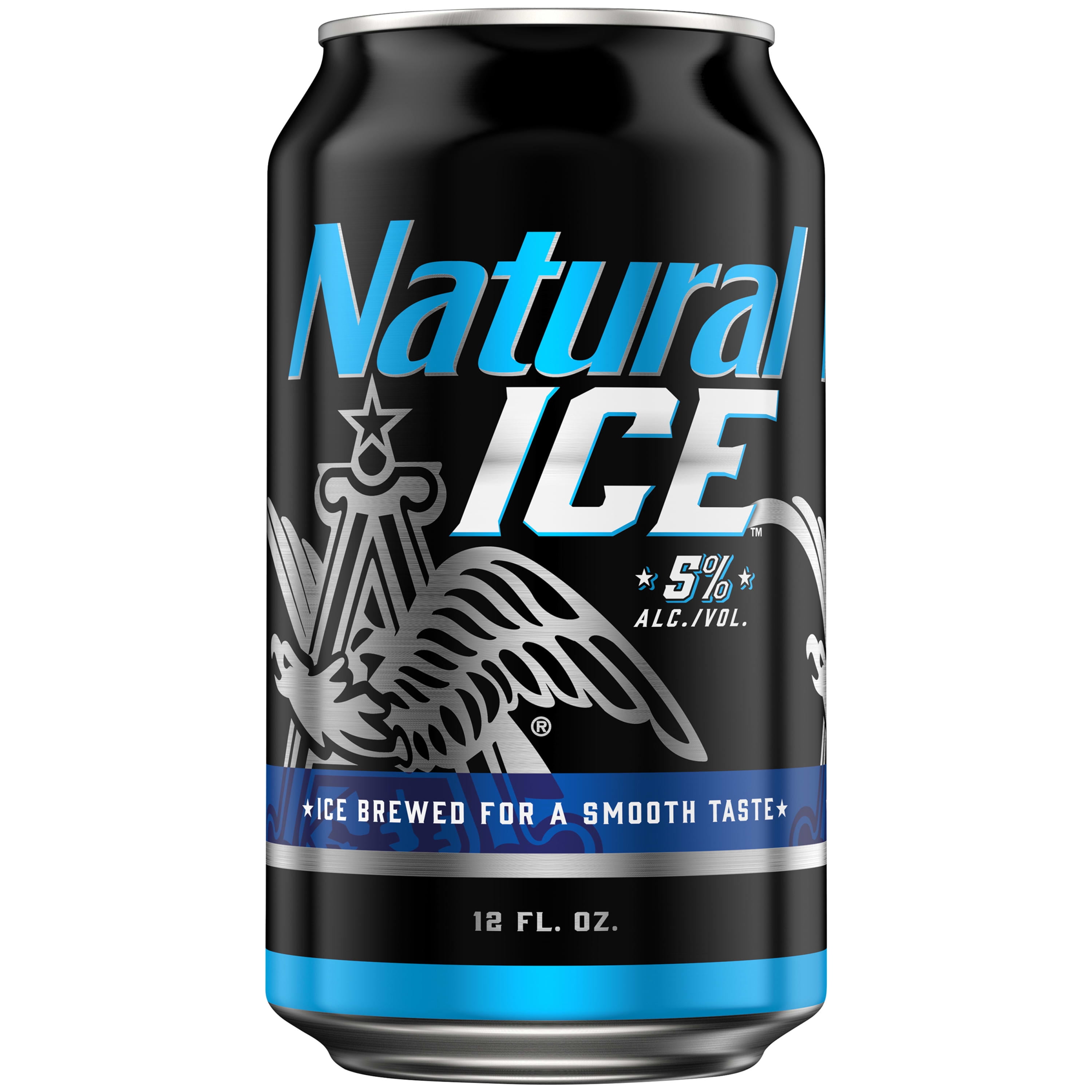 Natural Ice Beer, 12 fl. oz. Can, 5 Alc./Vol. ABV Walmart Inventory