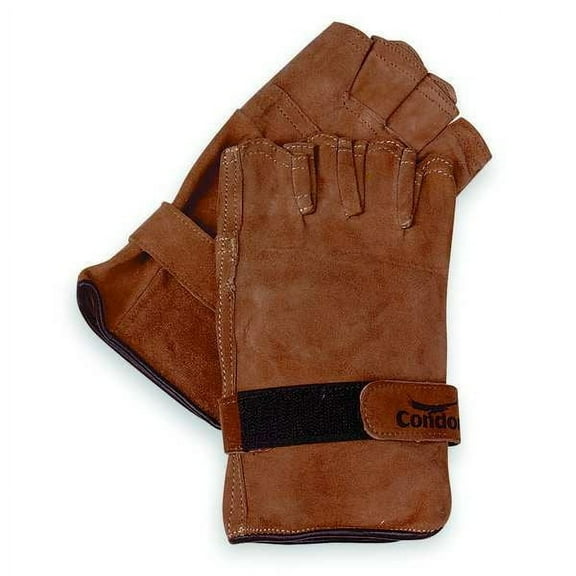 Condor Leather Gloves,Brown,L,PR 6JJ99