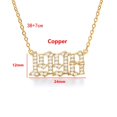thumbnail image 4 of Collar con colgante de letra de cristal para mujer, Gargantilla de circón, cadena de año de nacimiento, inicial, regalo de joyería, 1996, 1997, 4 of 4
