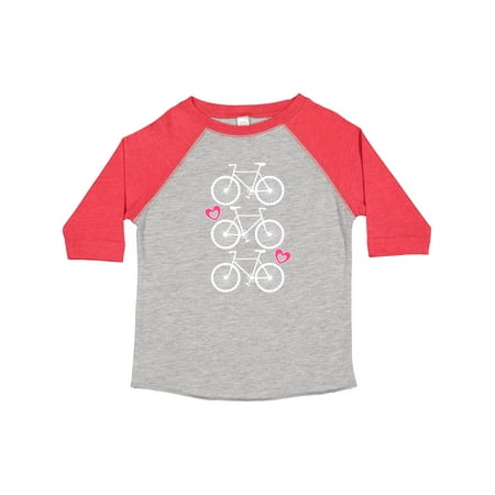 

Inktastic Biking Gifts Bicycle Silhouette Gift Toddler Toddler Girl T-Shirt