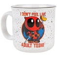 thumbnail image 1 of Marvel Deadpool Don't Feel Like An Adult Today 20oz Ceramic Camper Mug, 1 of 2