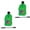 Green, variant on VP Racing Fuels 5 Gallon Square Motorsport Utility Jug Blue w/ 14 Inch Standard Hose. Features Close-Trimmed Cap and Neck for Tight Seal