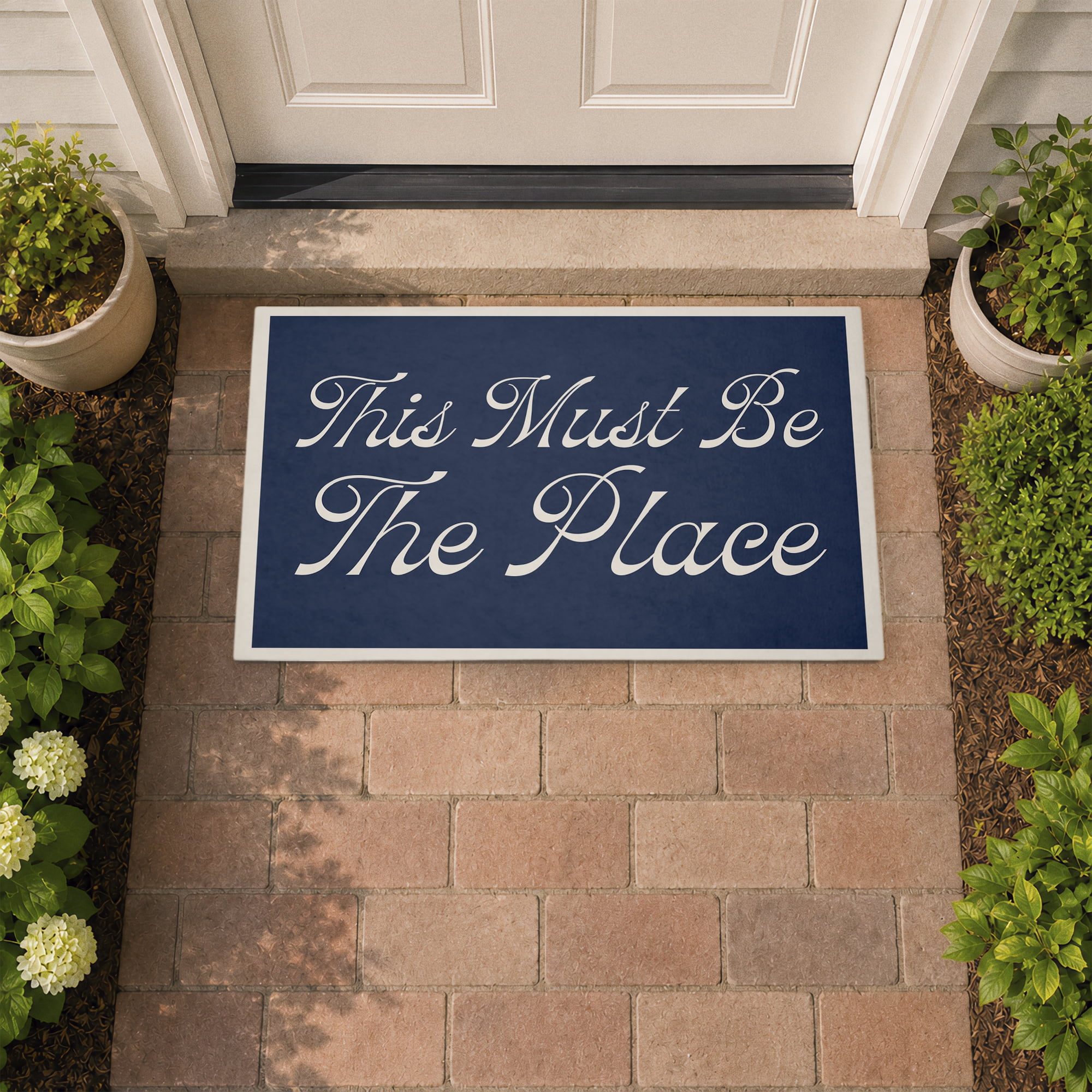 Stupell Industries This Must Be The Place Printed Outdoor Door Floor Mat, design by Lil' Rue